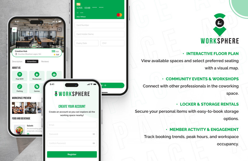 WorkSphere : kit d'interface utilisateur Figma pour l'application d'espace de travail collaboratif - Caractéristiques de l’image 4