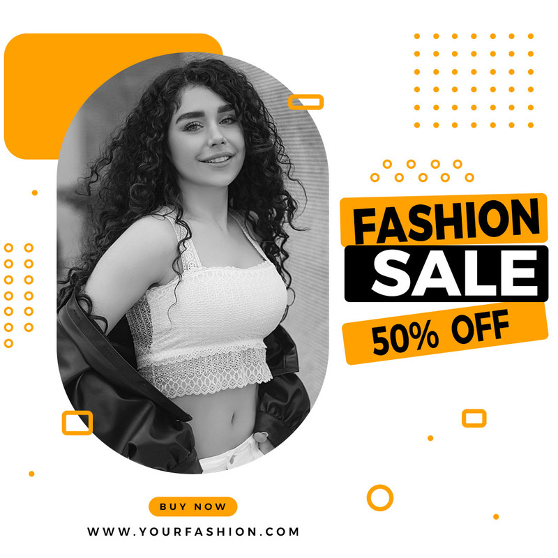 Fashion Sale Instagram Post Template - Features Image 1