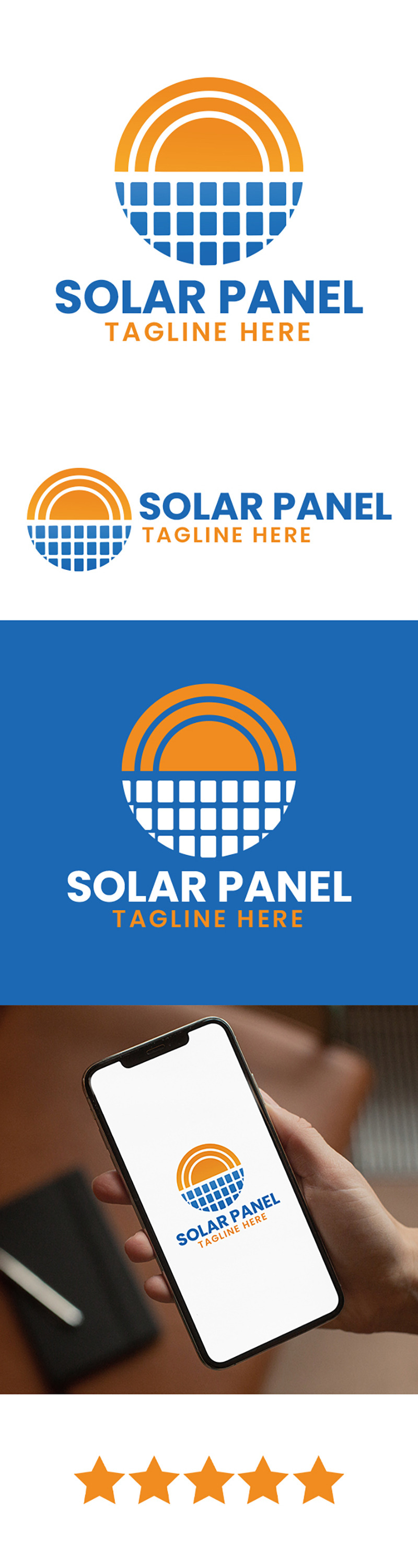 Logotipo del panel solar - Energía renovable - Características Imagen 1