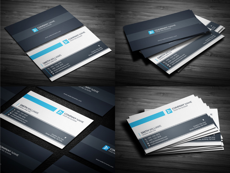 Cartes de visite professionnelles simples - Modèle d'identité d'entreprise V.05 - Caractéristiques de l’image 1