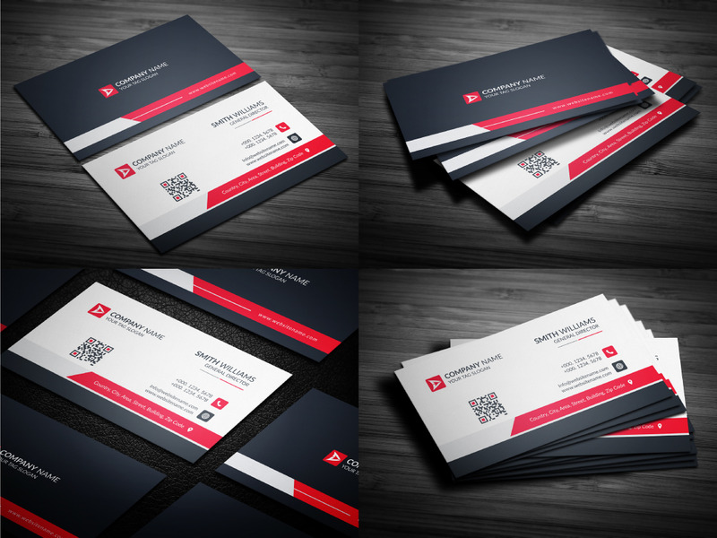 Cartes de visite professionnelles modernes - Modèle d'identité d'entreprise V.025 - Caractéristiques de l’image 1