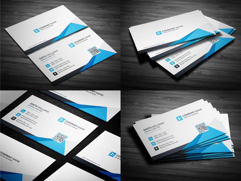 Cartes de visite professionnelles modernes - Modèle d'identité d'entreprise V.027 - Caractéristiques de l’image 1
