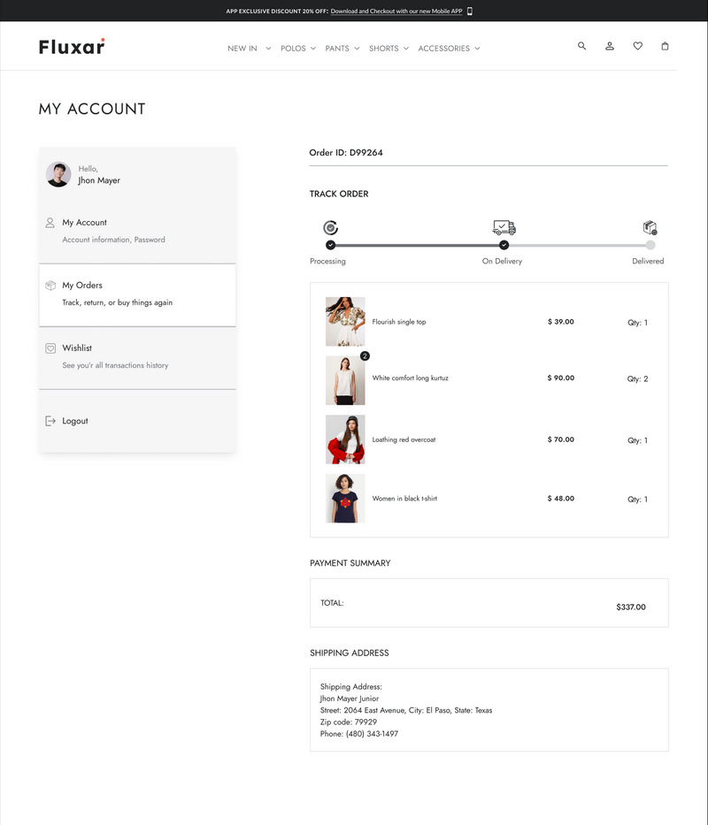 Fluxar - Modern & Multipurpose eCommerce Figma Mall - Features Image 29