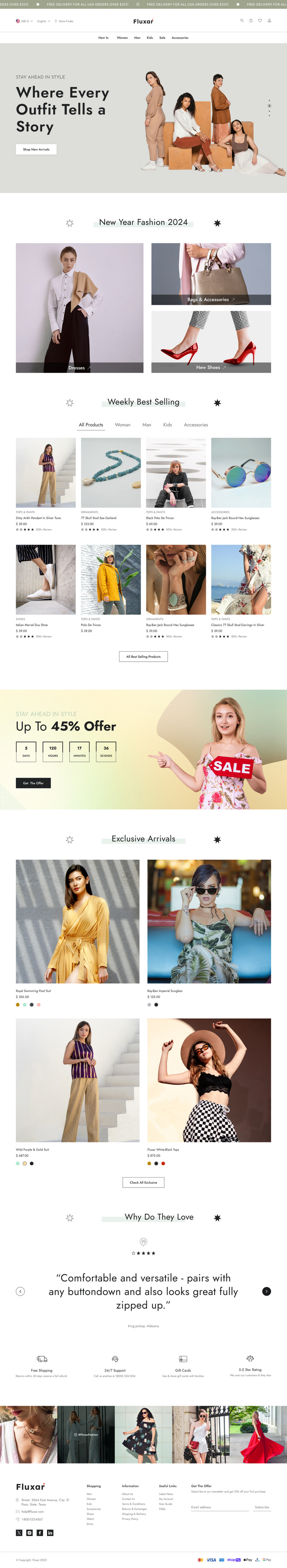 Fluxar - Modern & Multipurpose eCommerce Figma Mall - Features Image 6