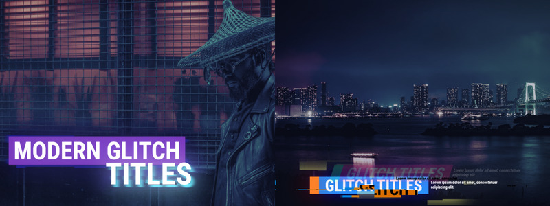 Glitch Lower Thirds - After Effects-sjabloon - Features Image 1
