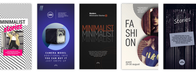 „Modern Minimal Stories“ – After Effects-Vorlage - Eigenschaften Bild 1