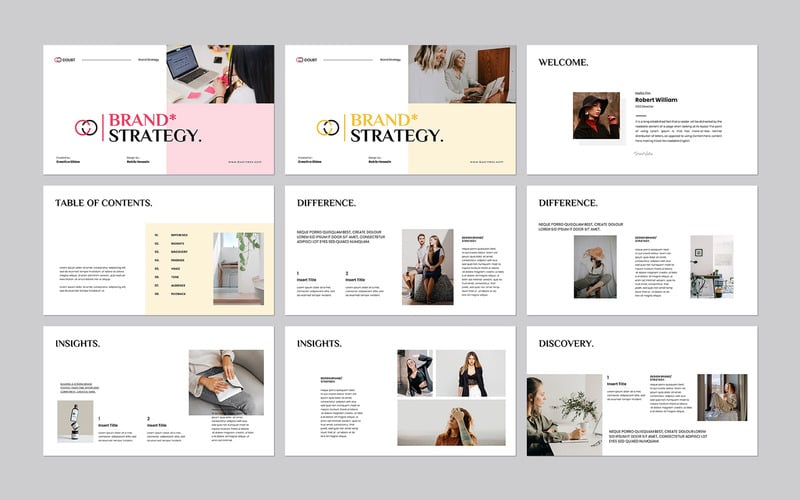 Presentación de estrategia de marca Presentaciones de Google - Características Imagen 1