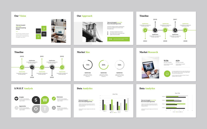Макет бизнес-презентации PowerPoint - Features Image 6