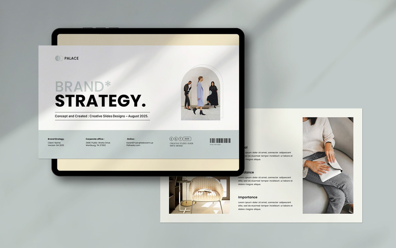 Modèle de diapositives Google pour la stratégie de marque - Caractéristiques de l’image 1