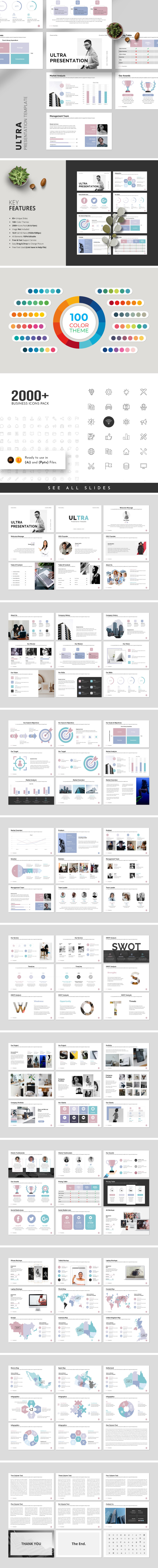 Ultra – Google Slides prezentációs sablon - Features Image 1