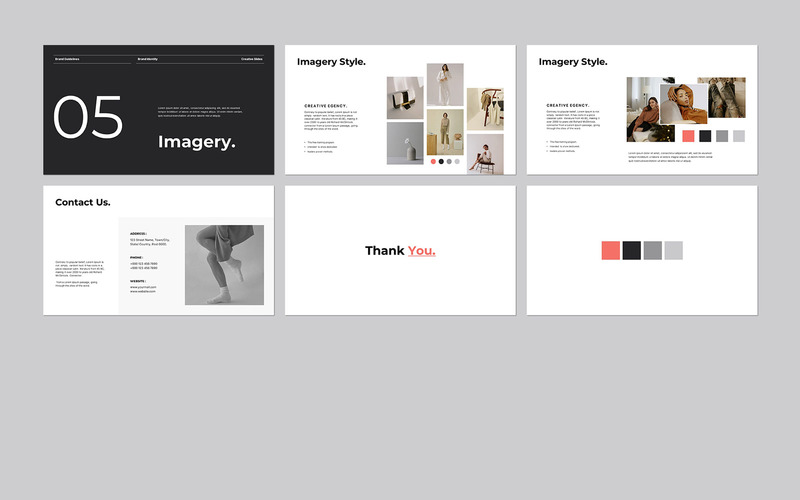 Brand Guidelines Creative Google Slides Template - Features Image 3