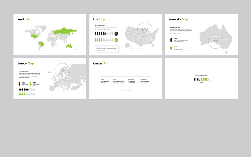 Макет бизнес-презентации PowerPoint - Features Image 7