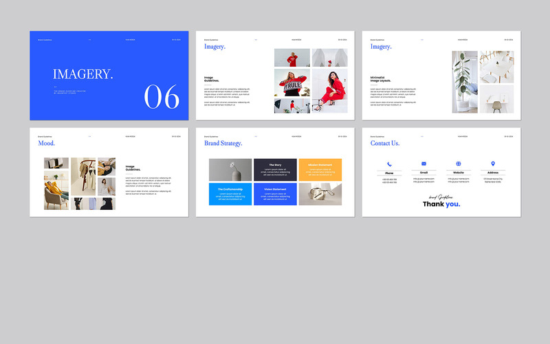 Vorlage für Markenrichtlinien, Keynote-Layout - Eigenschaften Bild 3