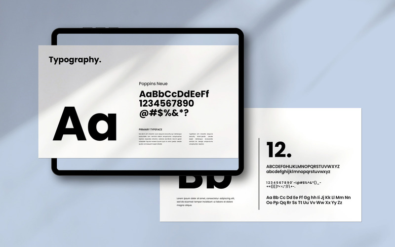品牌指南指南 PowerPoint 模板 - Features Image 1