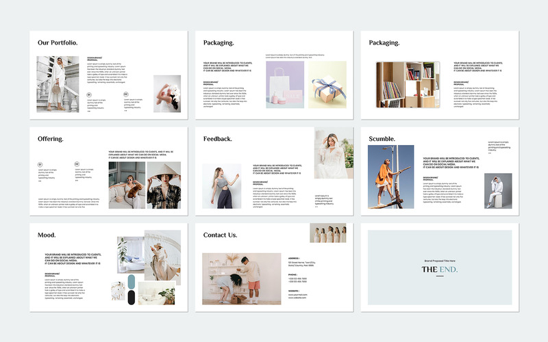 Disposition des modèles Google Slides de proposition de marque - Caractéristiques de l’image 5
