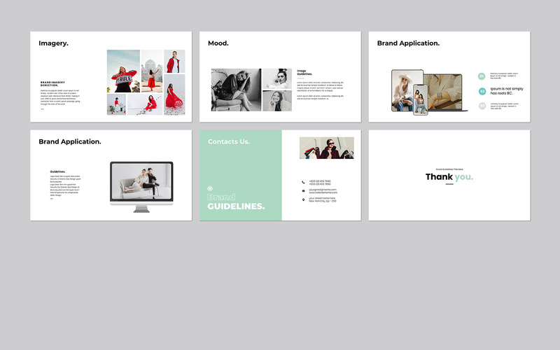 Brand Guidelines Creative PowerPoint Presentation - Features Image 3