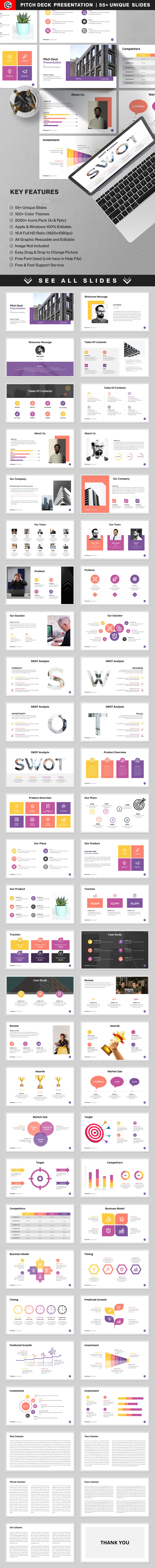 Pitch Deck PowerPoint Layout - Features Image 1