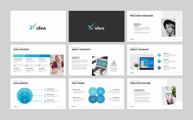 The X-idea Google Slides Template - Features Image 1