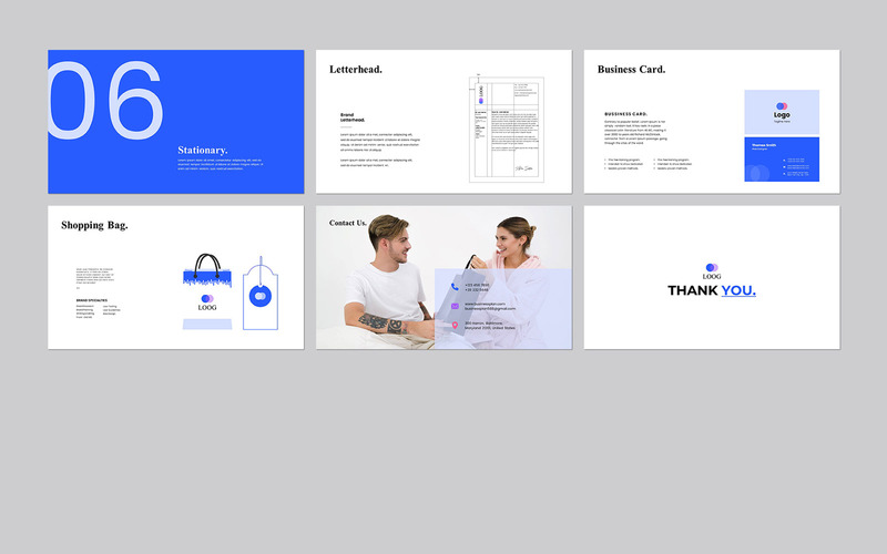 Brand Guidelines Minimal Google Slides Presentation - Features Image 3