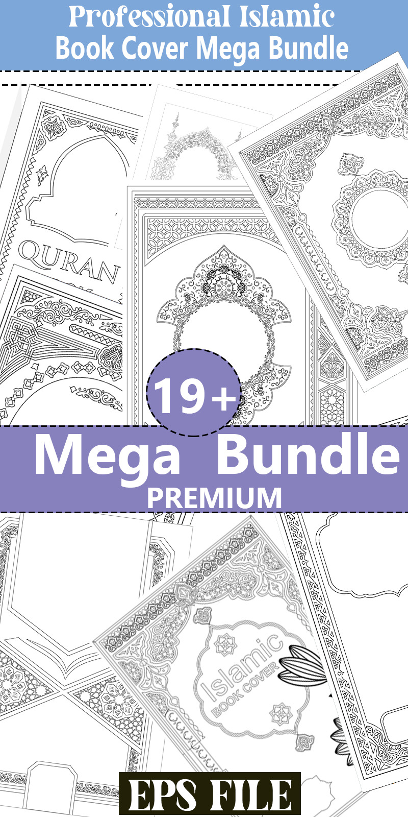 Profesjonalny pakiet okładek książek islamskich Mega - Obraz funkcji 1