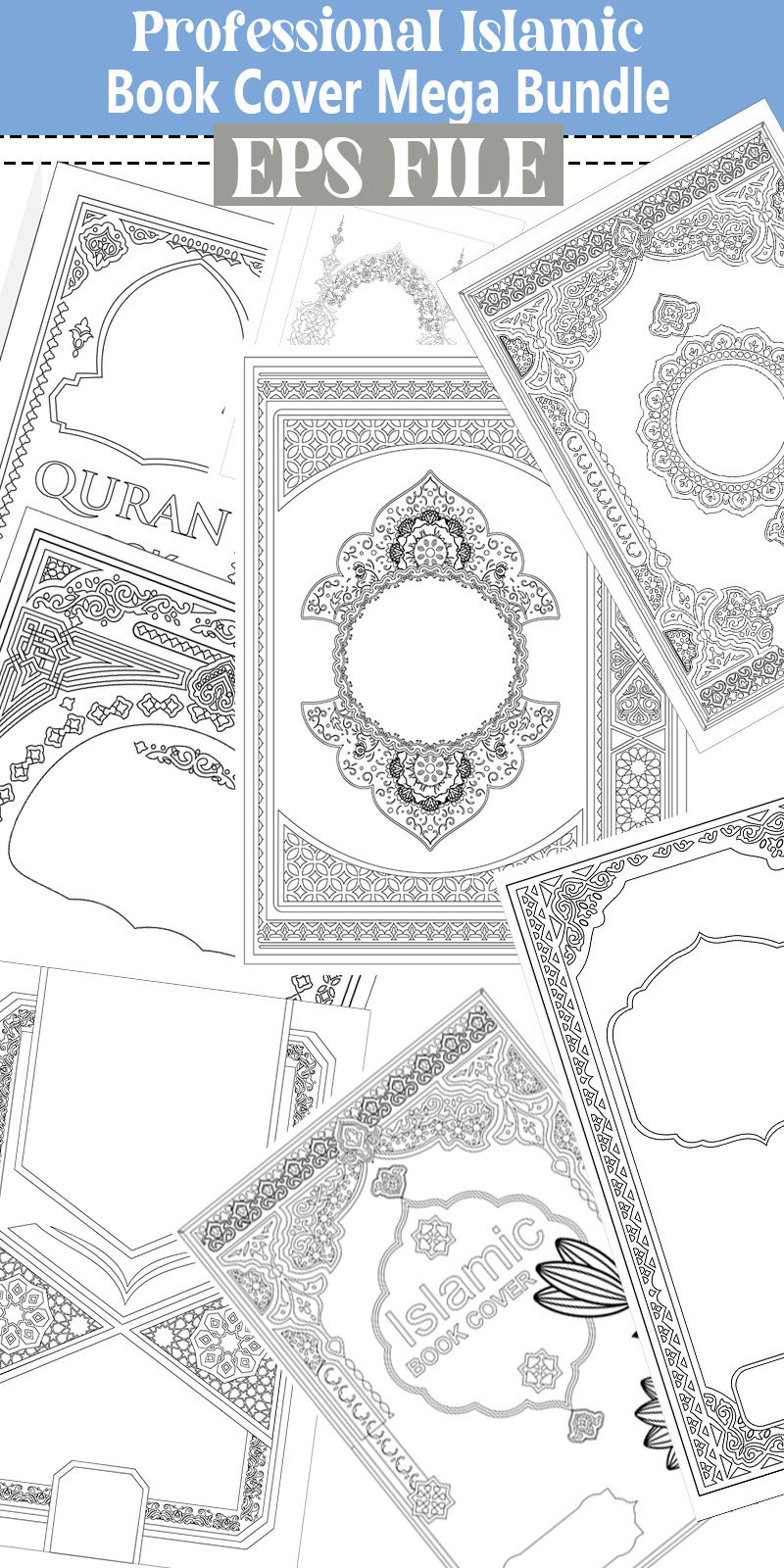 Profesjonalny pakiet okładek książek islamskich Mega - Obraz funkcji 2