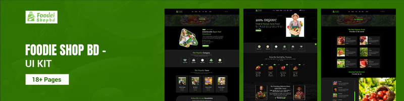 Продуктова електронна комерція Ui Design Figma Темний шаблон - Features Image 1