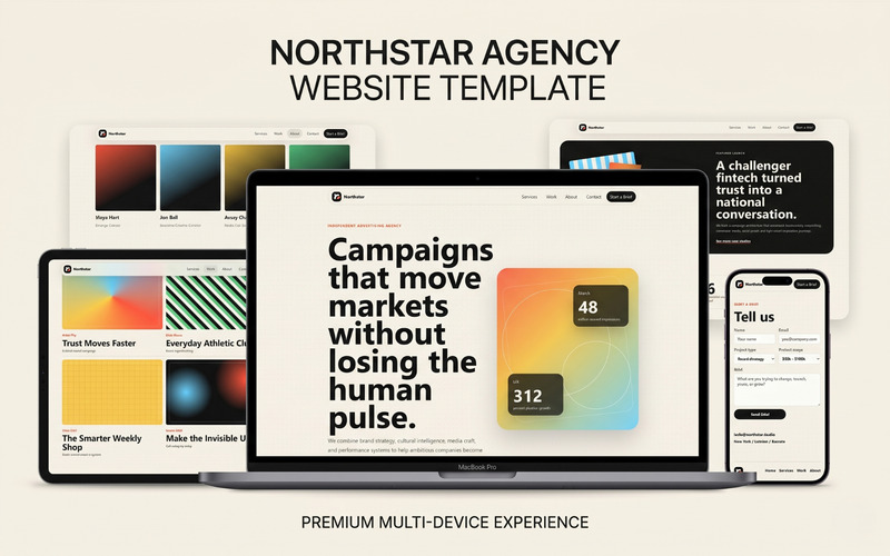 Northstar — Premium Multi-Purpose HTML5 Template - Features Image 1