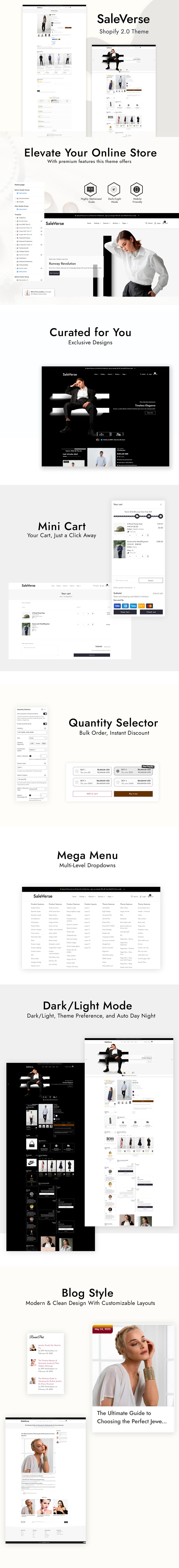 Saleverse - Multipurpose shopify theme - Features Image 1