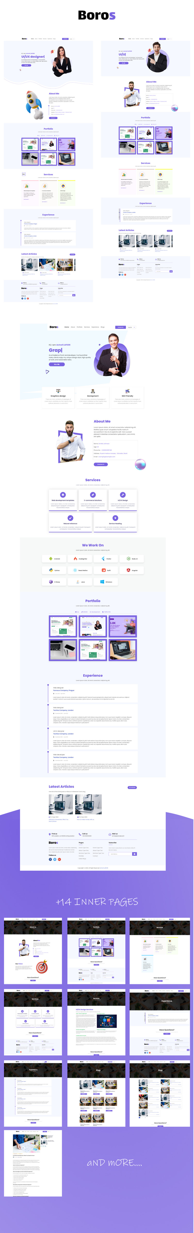 Boros - Alles-in-één HTML-sjabloon voor creatieve geesten, bedrijven en portfolio's - Features Image 2