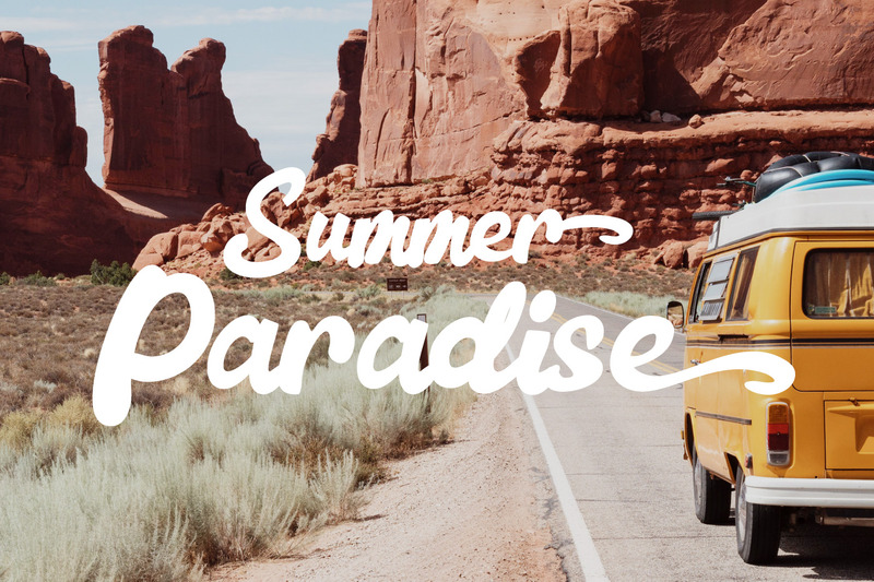 Archolate - Bold Script font - Features Image 1