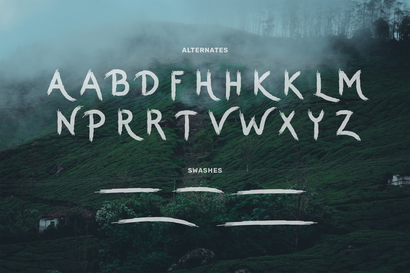 Mountis - Modern Brush Font - Features Image 7