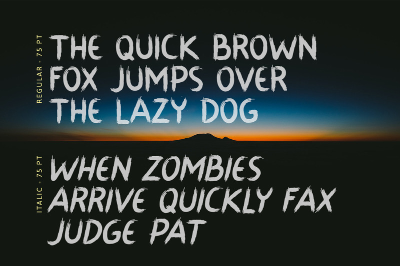 Mountis - Modern Brush Font - Features Image 6