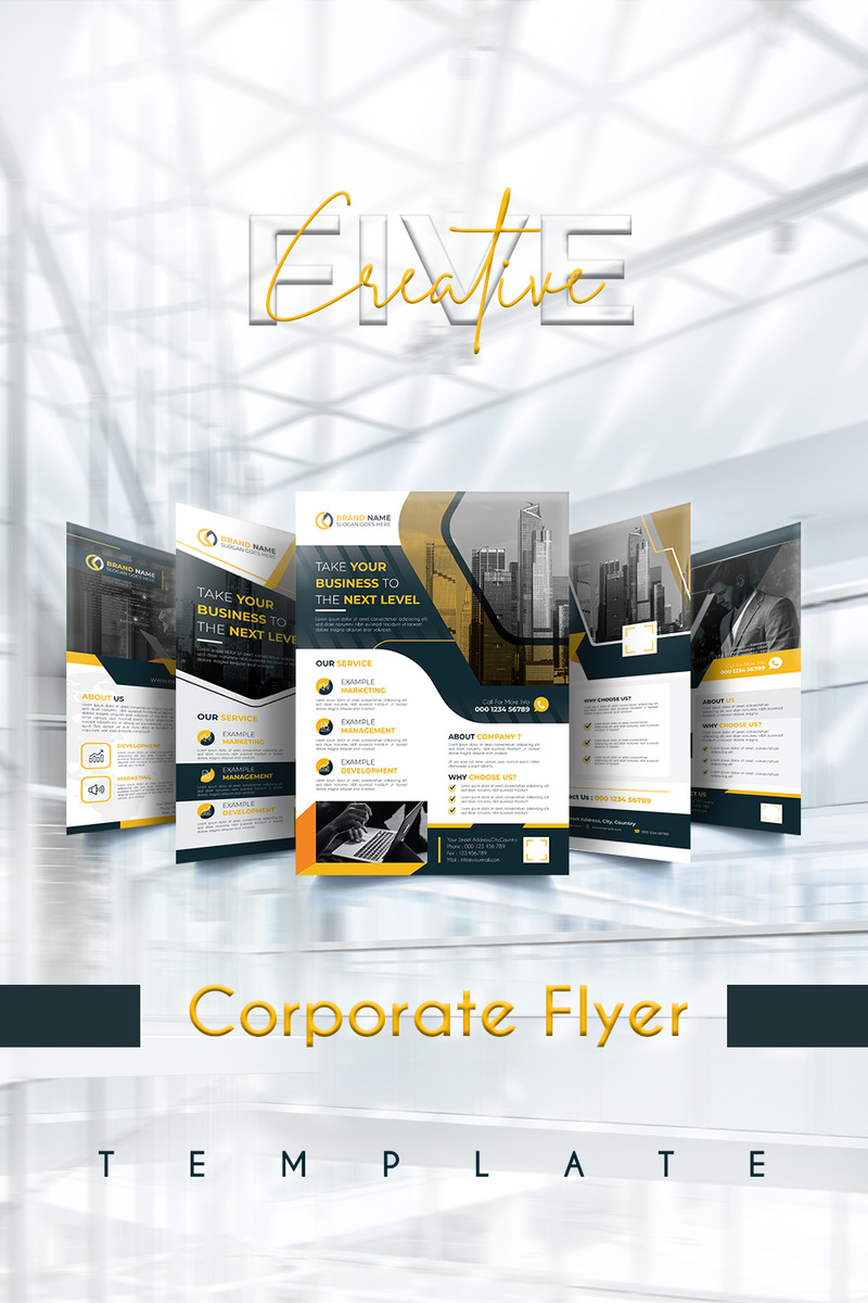 Creative Business Flyer Template. - Features Image 1