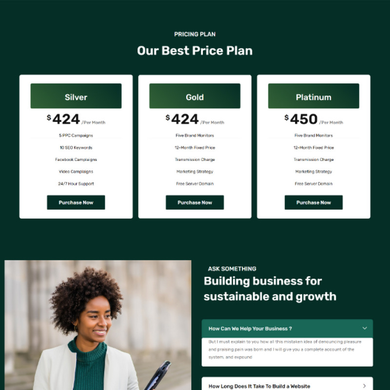 Тема WordPress SineX-Business Marketing - Features Image 1