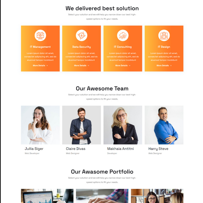 infitech - Technology & IT Solutions Wordpress Theme - Features Image 1