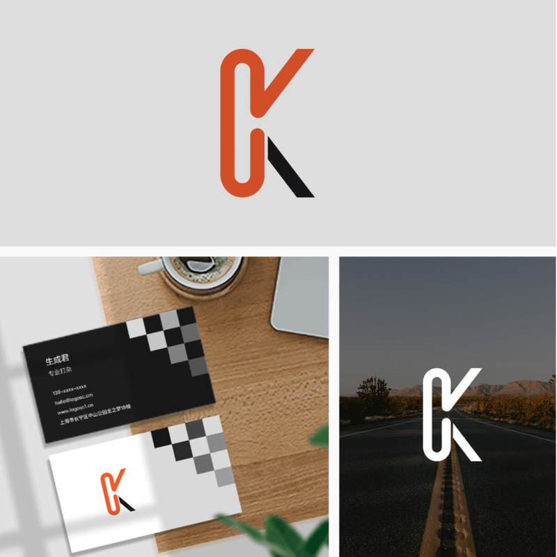 Plantilla de logotipo de marca de letra CK - Características Imagen 1