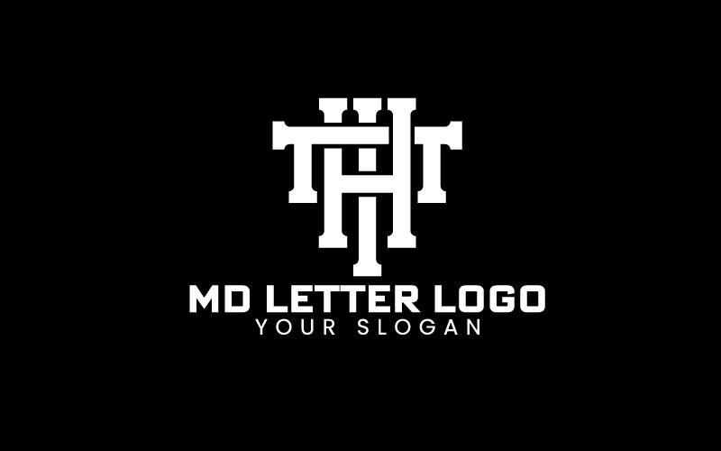 Šablona loga HT Monogram dopisu značky - Features Image 12