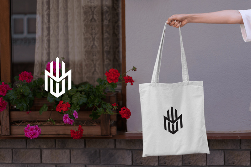 WM Monogram dopis Brand Identity Logo šablona - Features Image 9