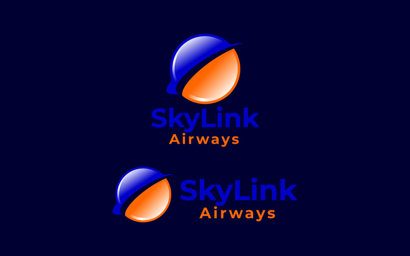 SkyLink Airways Logo, Aviation Logo, Global Logo - Features Image 1