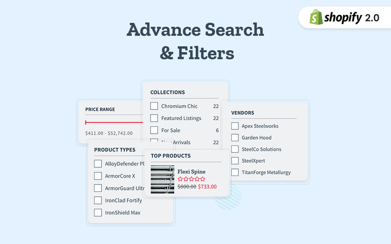 SteelXpert - Het industriële Shopify-thema van de volgende generatie - Features Image 2