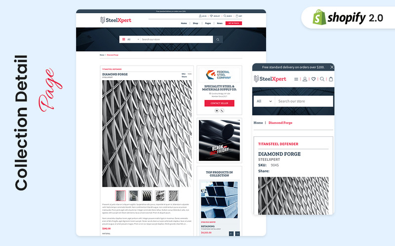 SteelXpert - Het industriële Shopify-thema van de volgende generatie - Features Image 7
