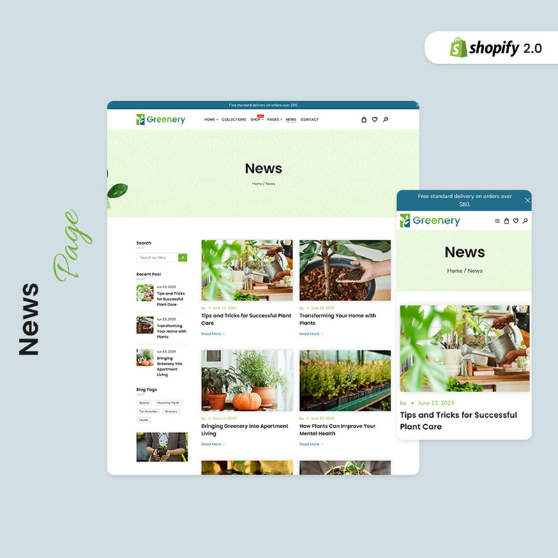 Groen - Tuinieren en kamerplanten Shopify-thema - Features Image 9