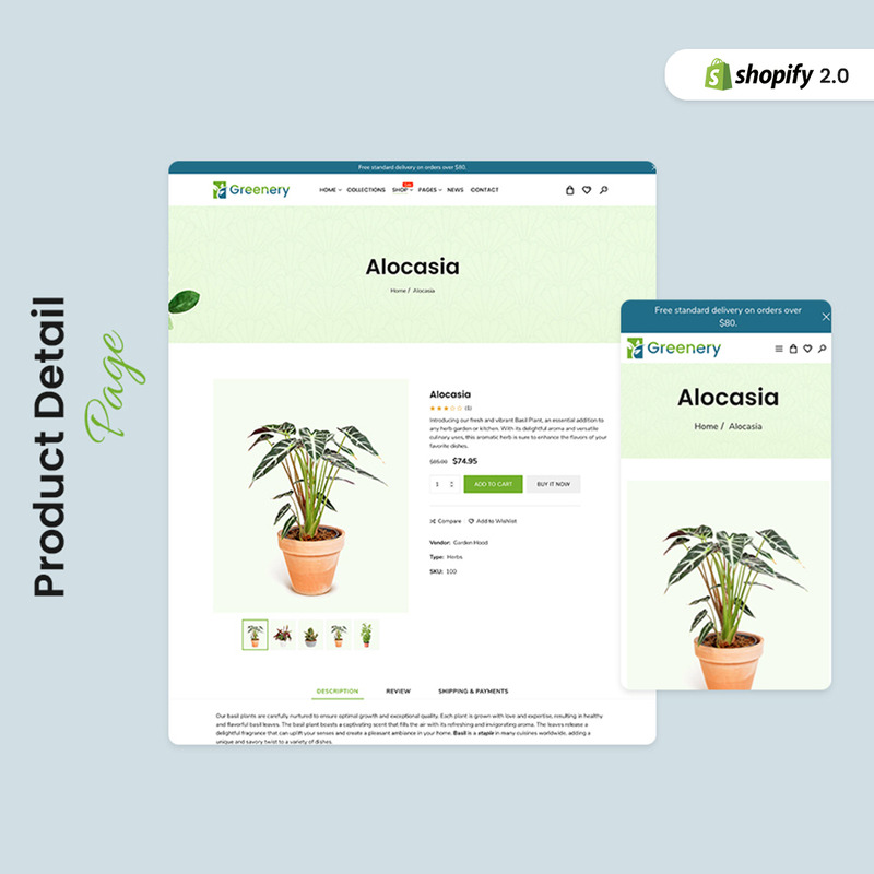 Groen - Tuinieren en kamerplanten Shopify-thema - Features Image 8
