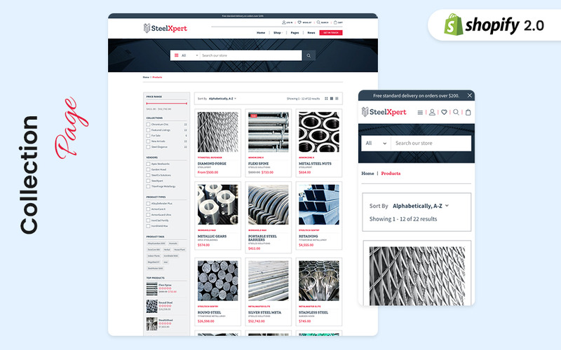 SteelXpert - Het industriële Shopify-thema van de volgende generatie - Features Image 6