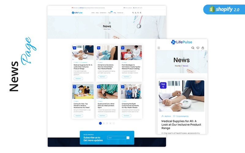 Tema LifePulse Medical & Health Shopify - Features Image 7