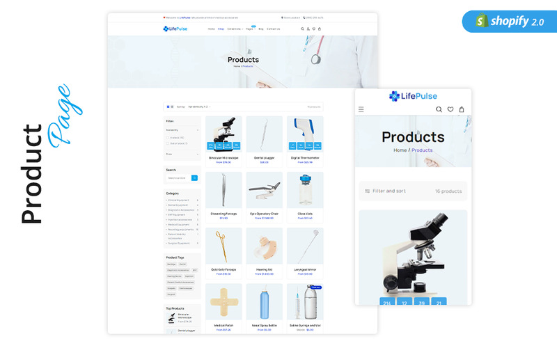 Tema LifePulse Medical & Health Shopify - Features Image 5