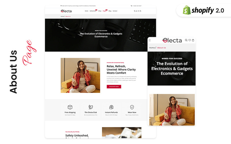 Electa – тема Shopify для магазинів електронних гаджетів - Features Image 4