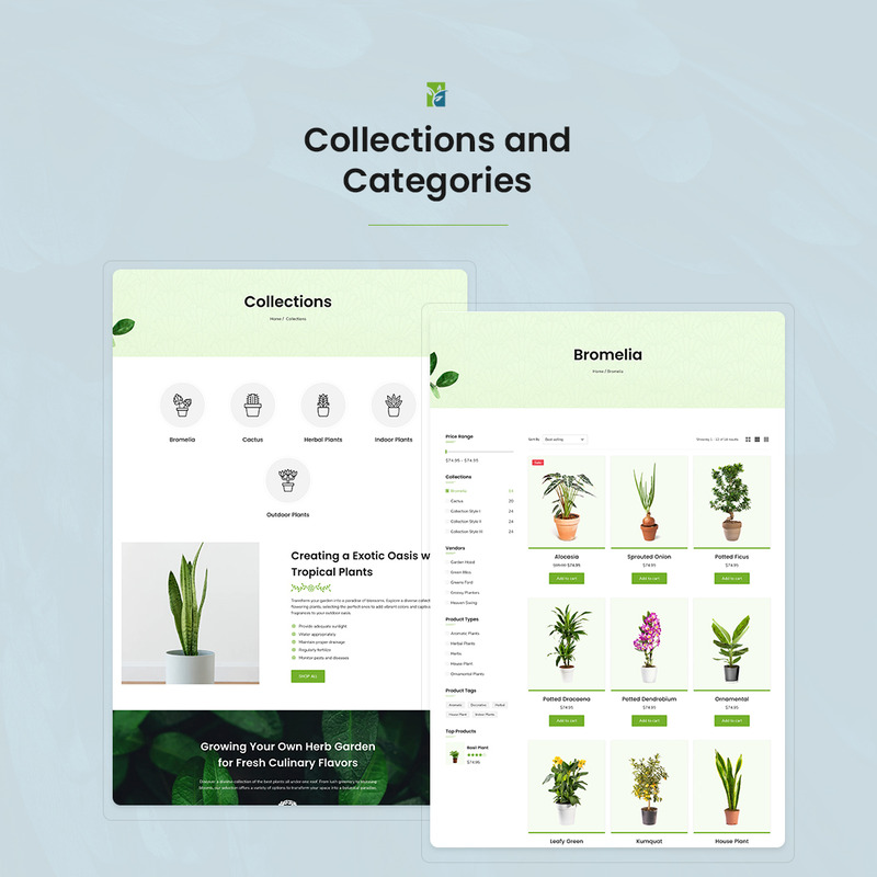 Groen - Tuinieren en kamerplanten Shopify-thema - Features Image 4