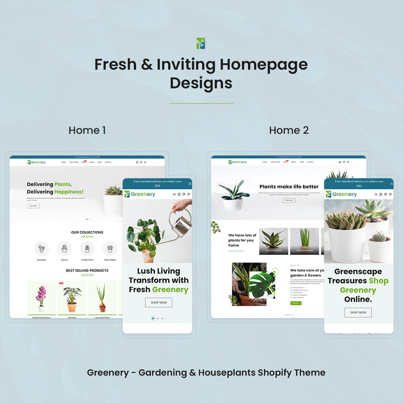 Groen - Tuinieren en kamerplanten Shopify-thema - Features Image 2