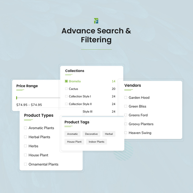 Groen - Tuinieren en kamerplanten Shopify-thema - Features Image 3
